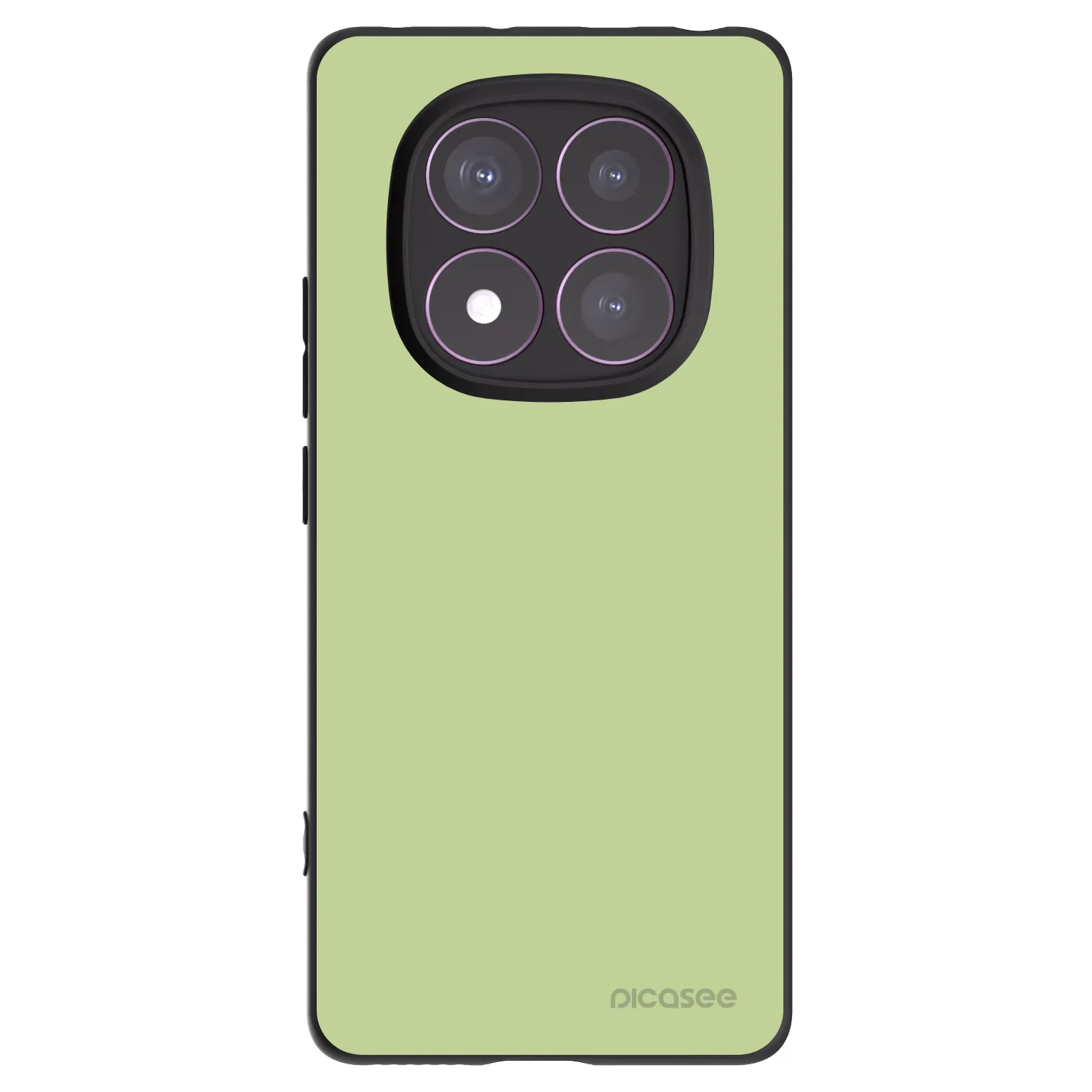 Picasee Μαύρη θήκη σιλικόνης για Xiaomi Redmi Note 14 Pro 4G - Heavenly Hints