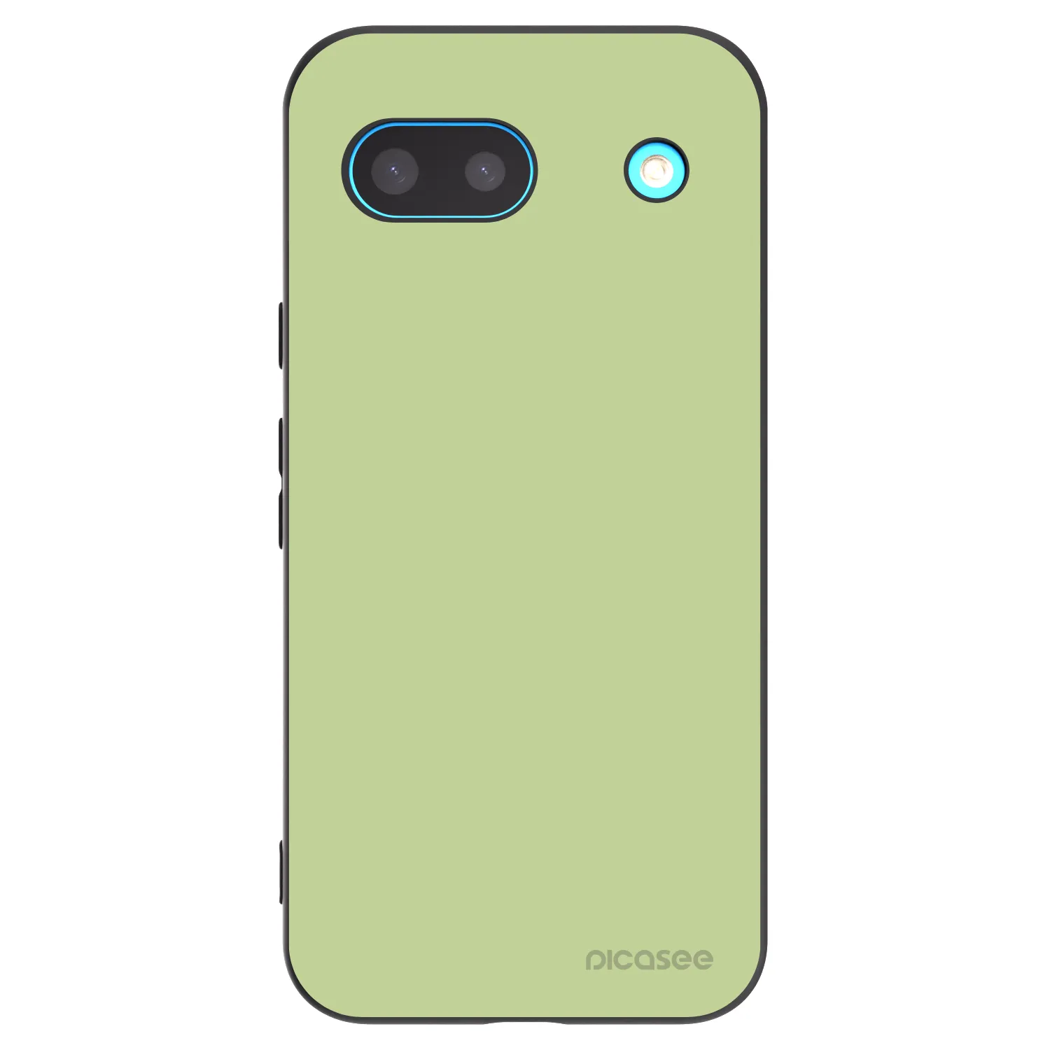 Picasee Μαύρη θήκη σιλικόνης για Google Pixel 8a - Heavenly Hints