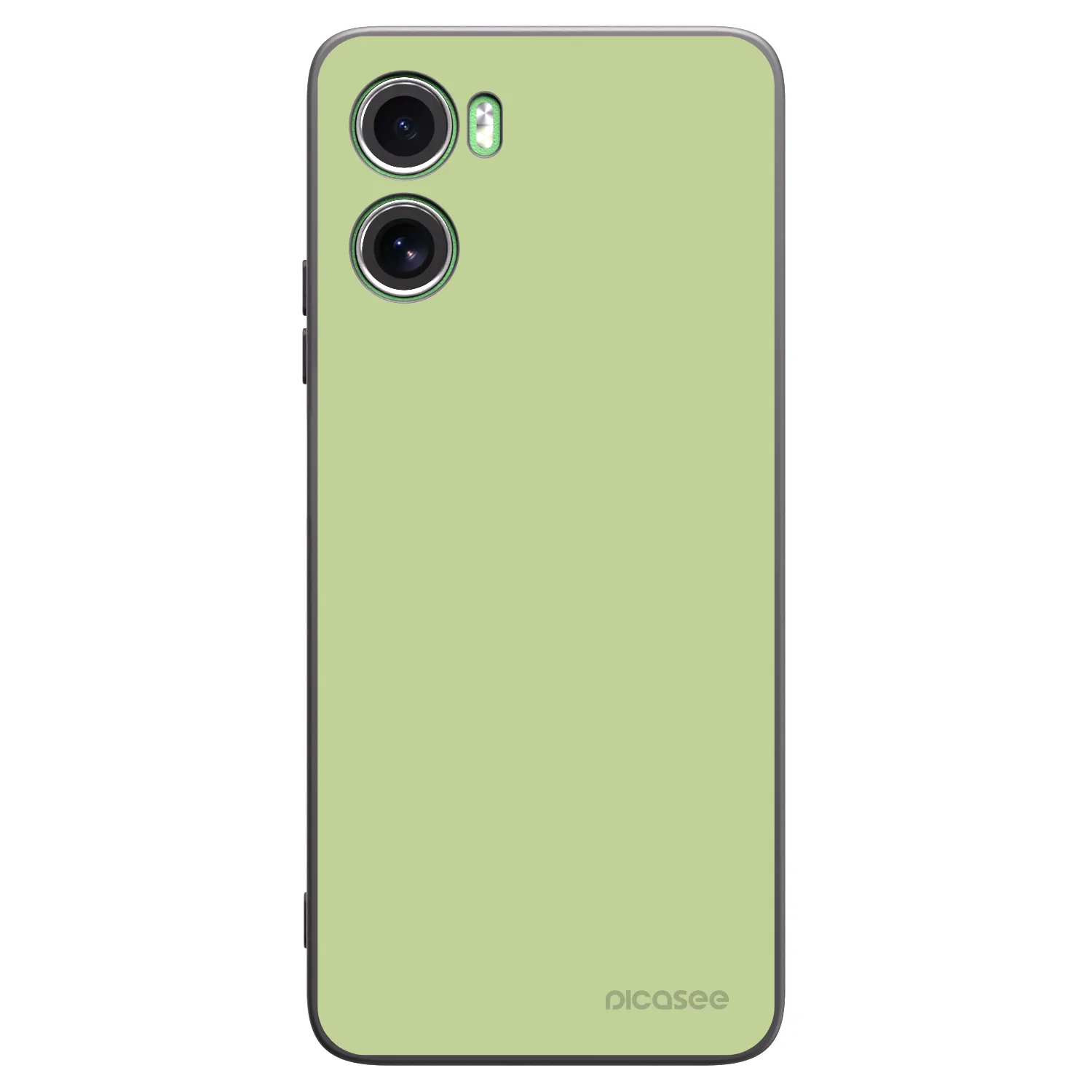 Picasee Μαύρη θήκη σιλικόνης για Motorola Moto G06 - Heavenly Hints