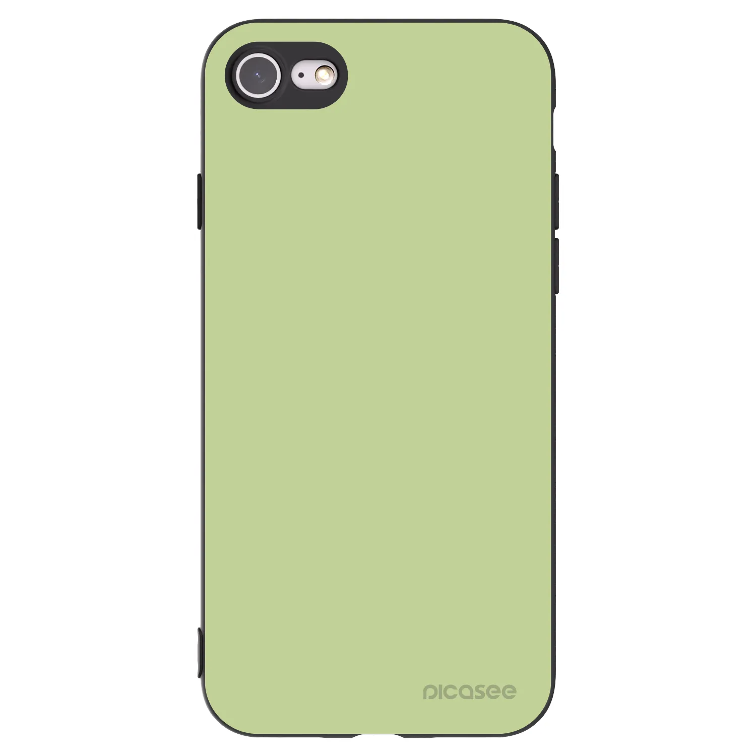 Picasee Μαύρη θήκη σιλικόνης για Apple iPhone SE 2020 - Heavenly Hints