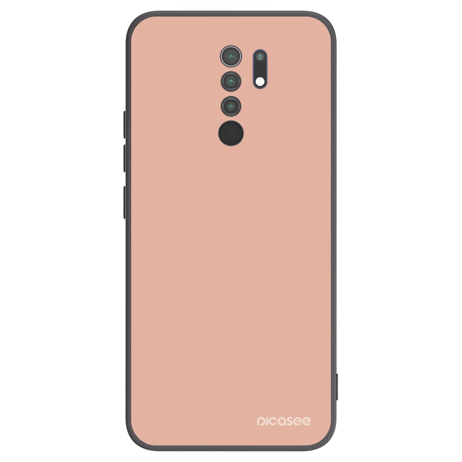 Picasee Μαύρη θήκη σιλικόνης για Xiaomi Redmi 9 - Lullaby
