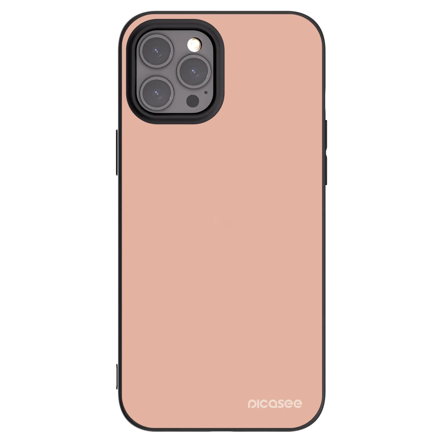 Picasee Μαύρη θήκη σιλικόνης για Apple iPhone 12 Pro Max - Lullaby