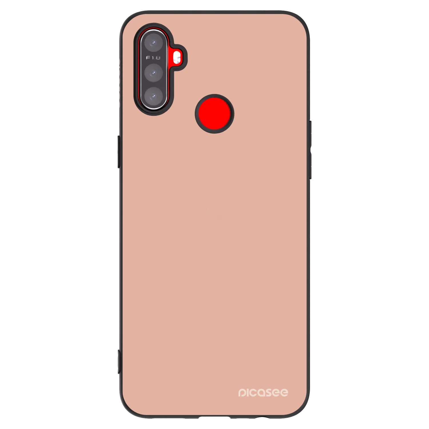 Picasee Μαύρη θήκη σιλικόνης για Realme C3 - Lullaby