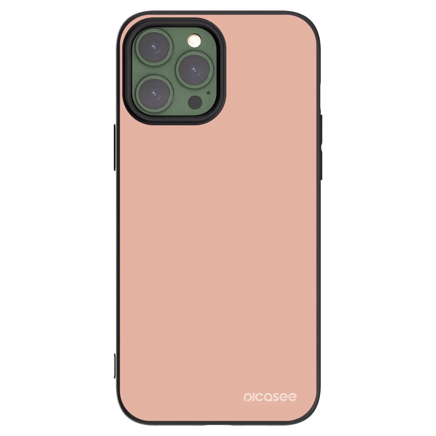 Picasee Μαύρη θήκη σιλικόνης για Apple iPhone 13 Pro Max - Lullaby