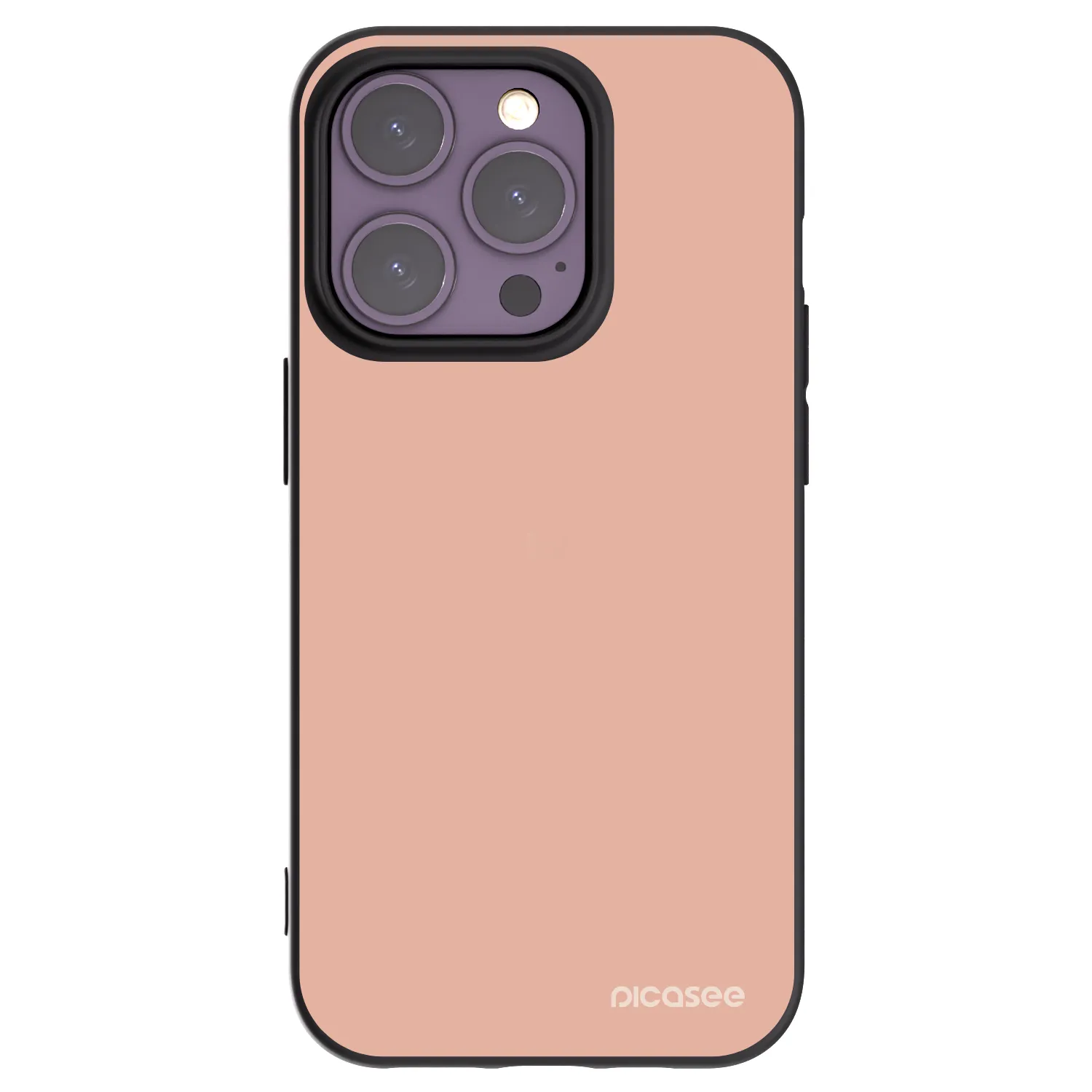 Picasee Μαύρη θήκη σιλικόνης για Apple iPhone 14 Pro - Lullaby
