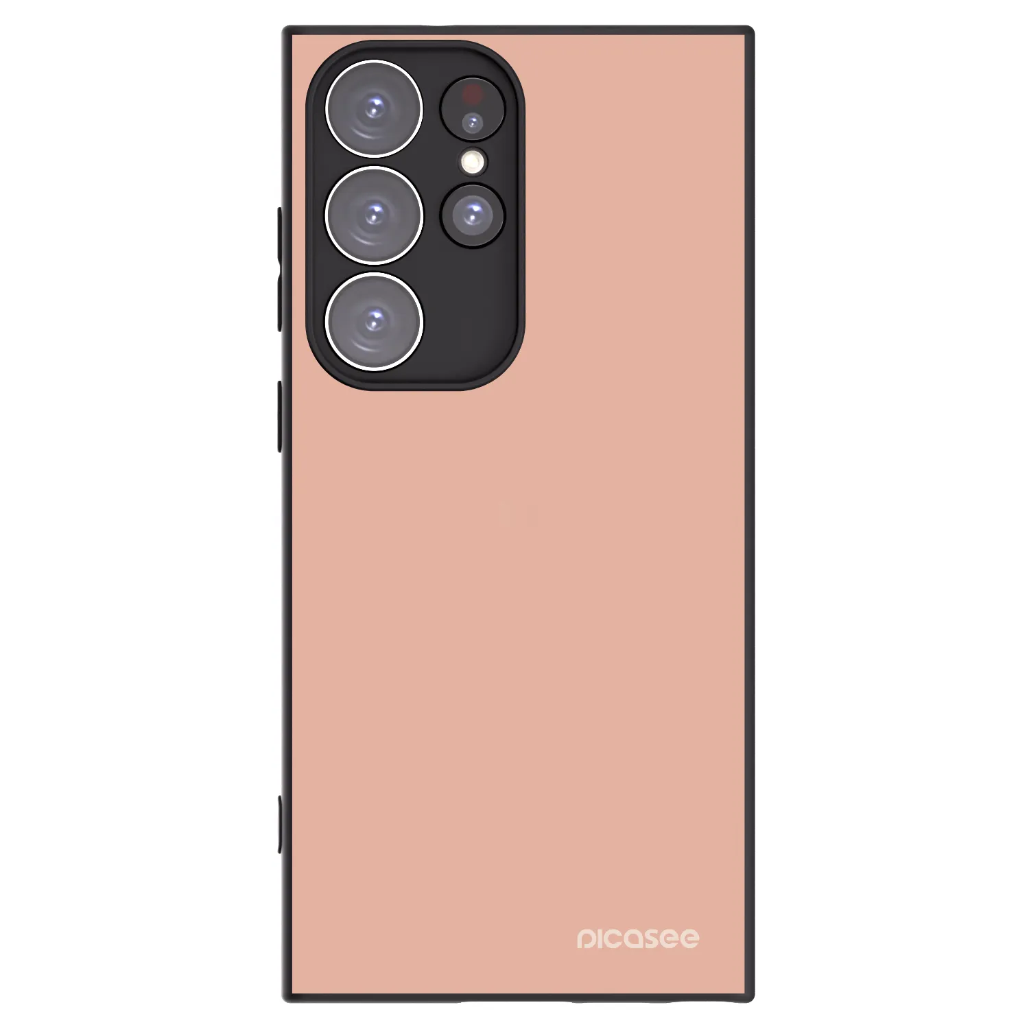 Picasee Μαύρη θήκη σιλικόνης για Samsung Galaxy S23 Ultra 5G - Lullaby
