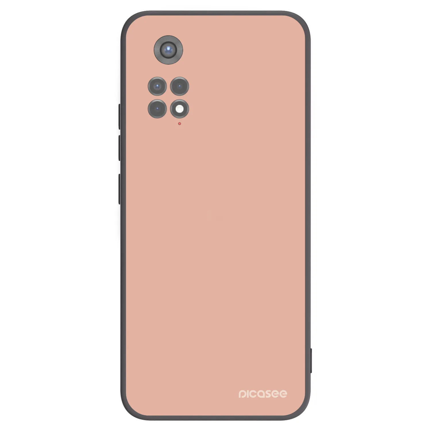 Picasee Μαύρη θήκη σιλικόνης για Xiaomi Redmi Note 11S 5G - Lullaby