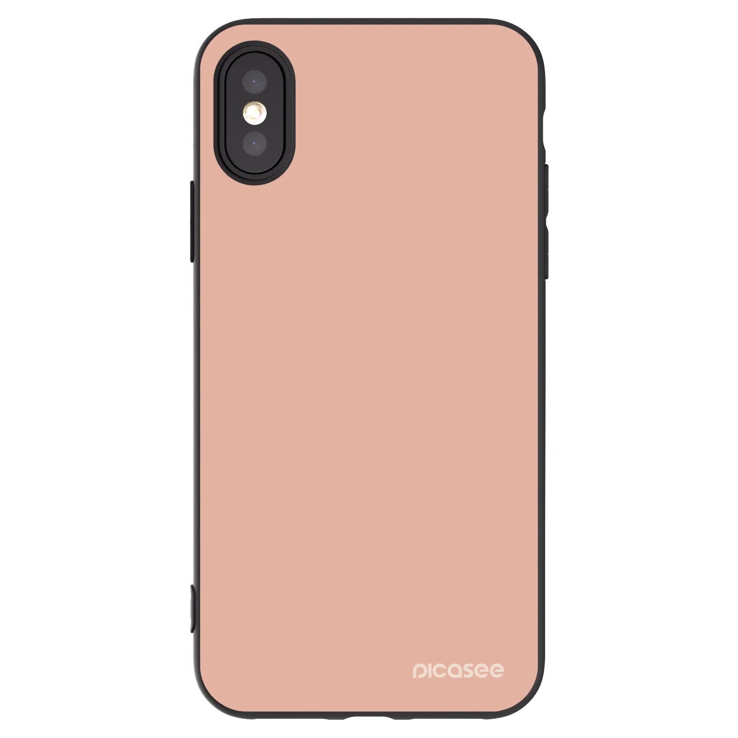Picasee Μαύρη θήκη σιλικόνης για Apple iPhone X/XS - Lullaby