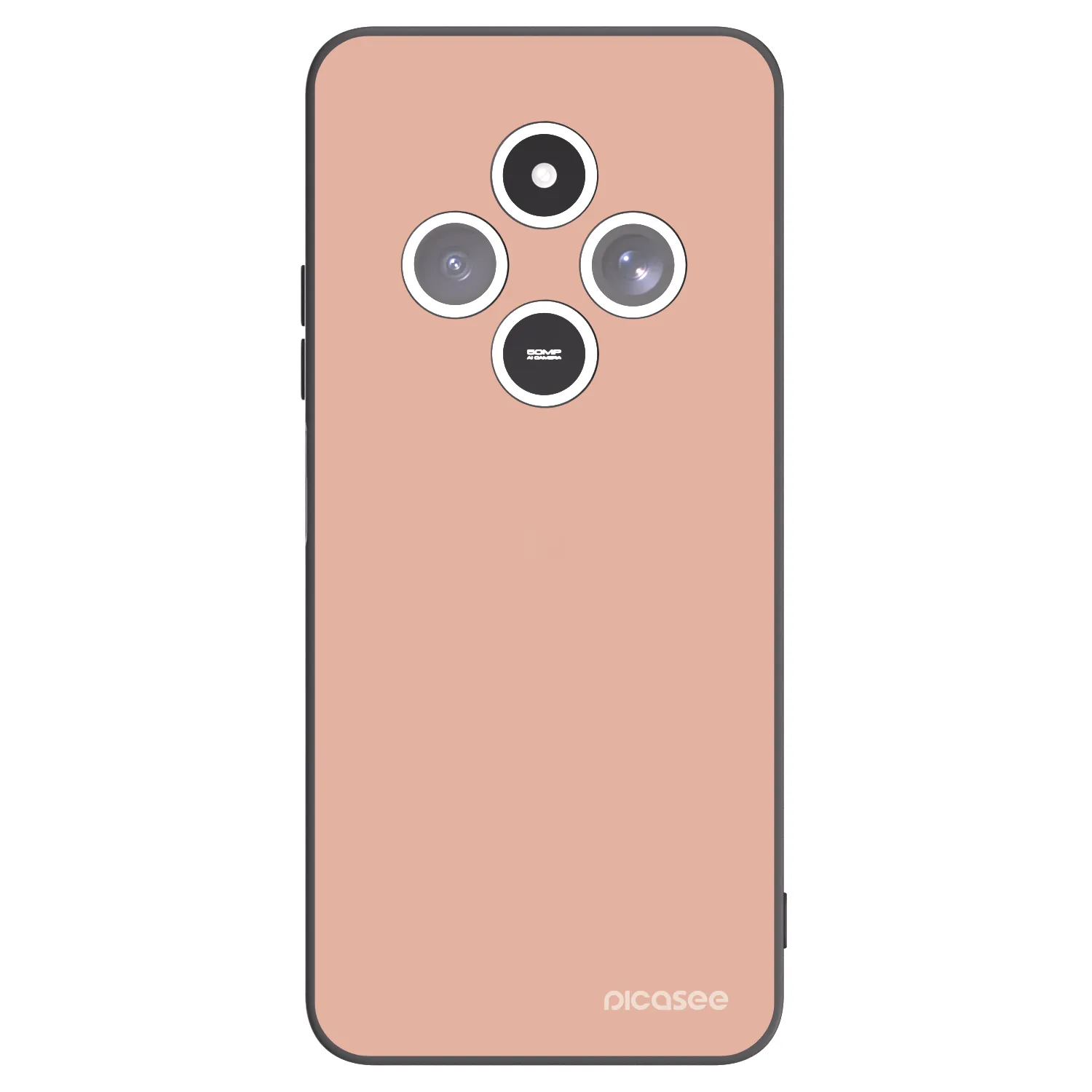 Picasee Μαύρη θήκη σιλικόνης για Xiaomi Redmi 14C - Lullaby