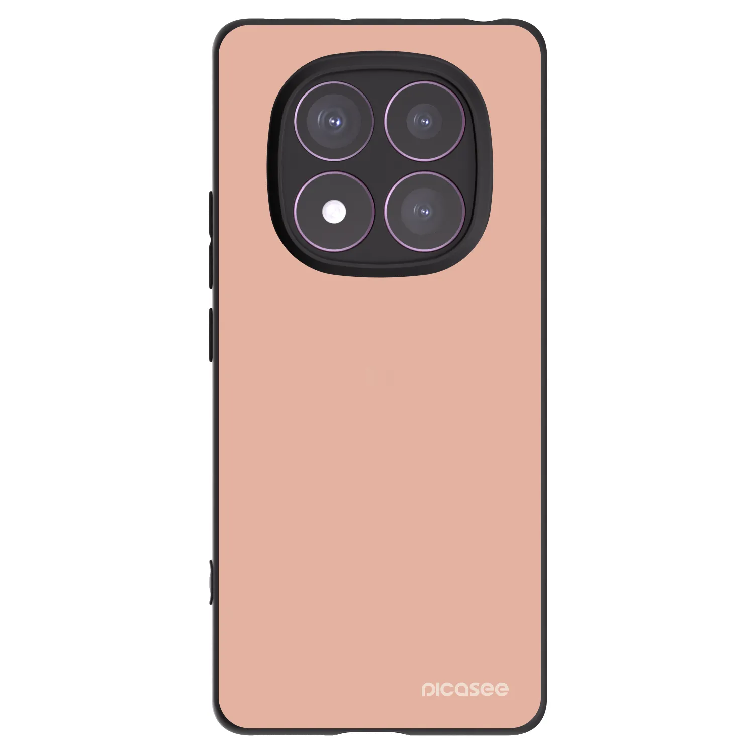 Picasee Μαύρη θήκη σιλικόνης για Xiaomi Redmi Note 14 Pro 4G - Lullaby