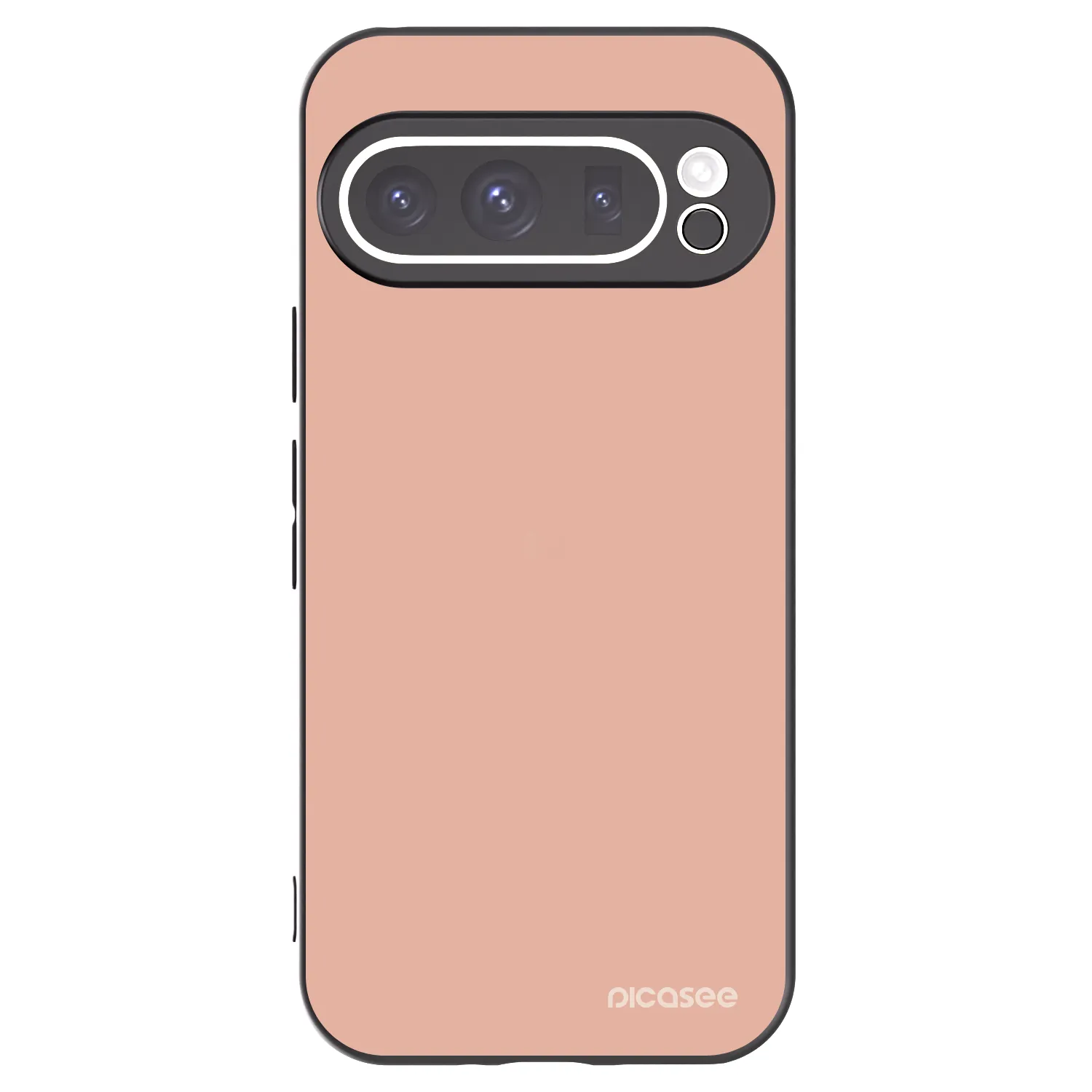 Picasee Μαύρη θήκη σιλικόνης για Google Pixel 9 Pro XL - Lullaby