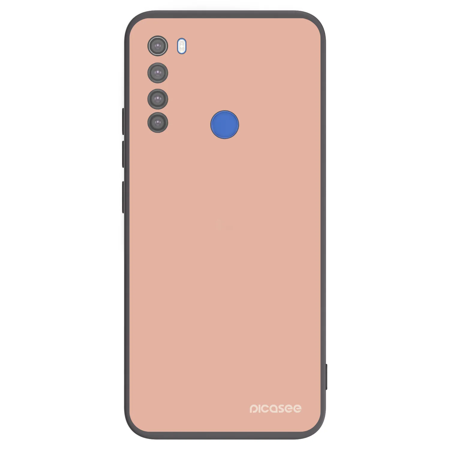Picasee Μαύρη θήκη σιλικόνης για Xiaomi Redmi Note 8T - Lullaby