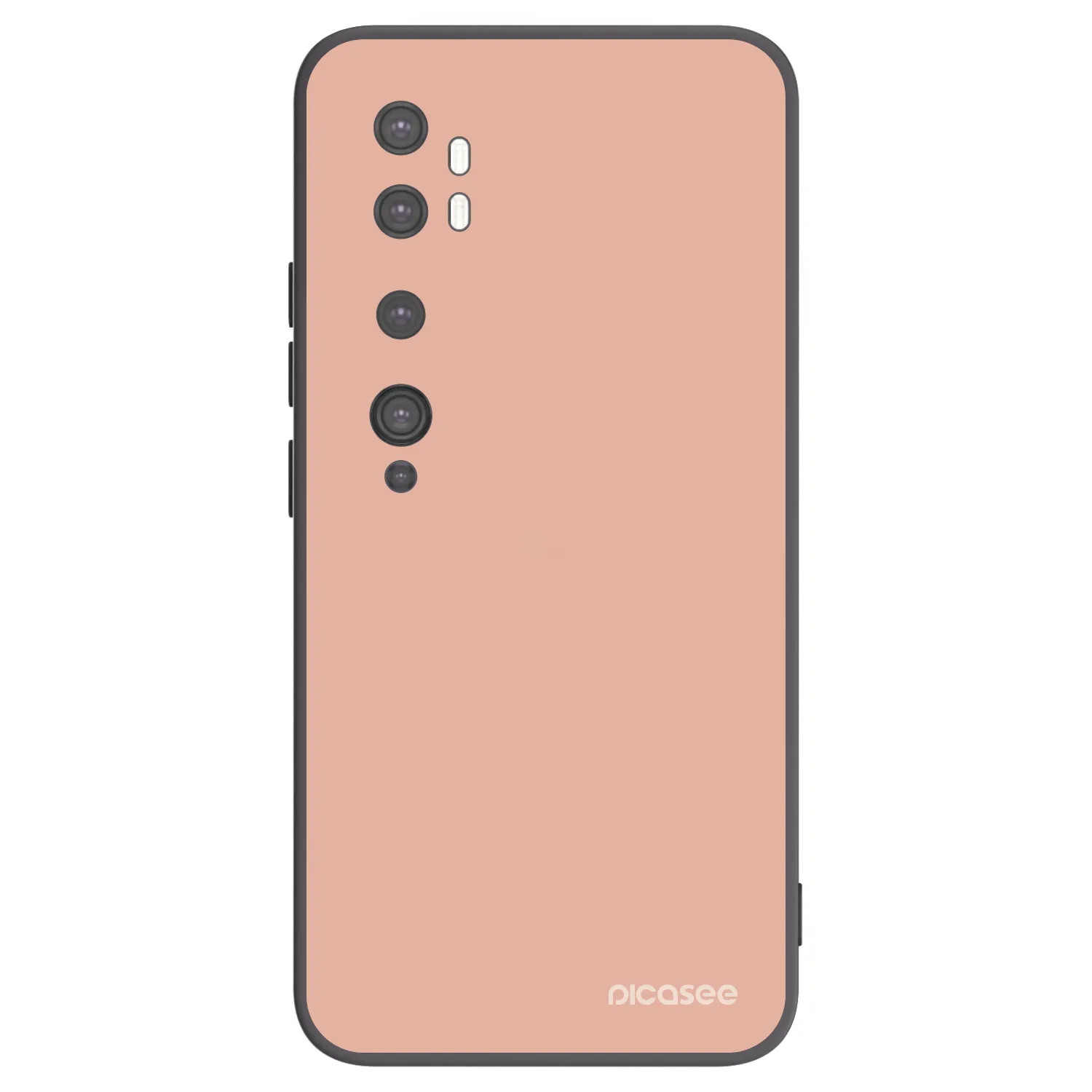 Picasee Μαύρη θήκη σιλικόνης για Xiaomi Mi Note 10 (Pro) - Lullaby