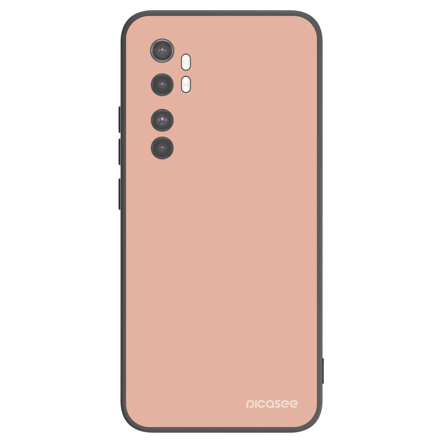 Picasee Μαύρη θήκη σιλικόνης για Xiaomi Mi Note 10 Lite - Lullaby