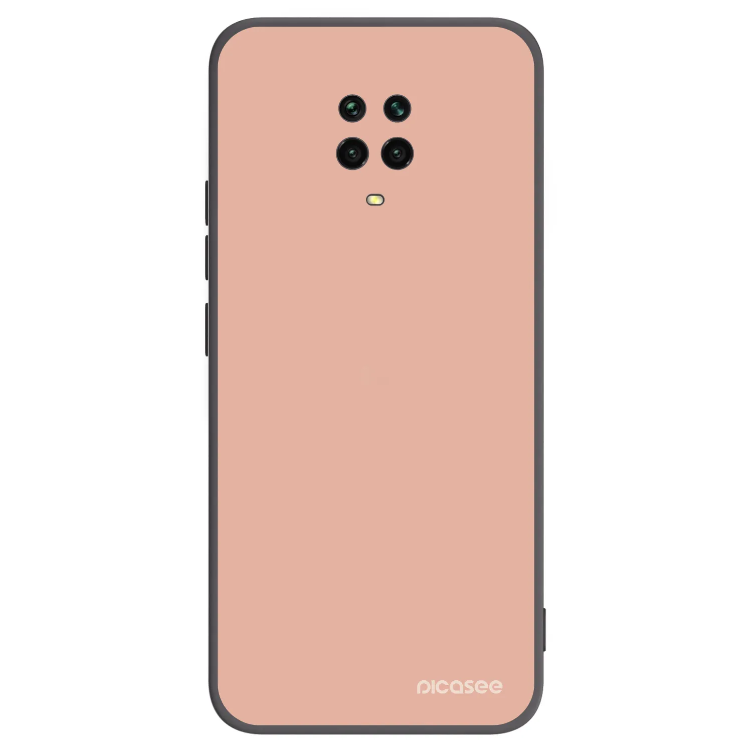 Picasee Μαύρη θήκη σιλικόνης για Xiaomi Redmi Note 9S - Lullaby