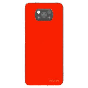 Picasee Μαύρη θήκη σιλικόνης για Xiaomi Poco X3 - Maranello Red