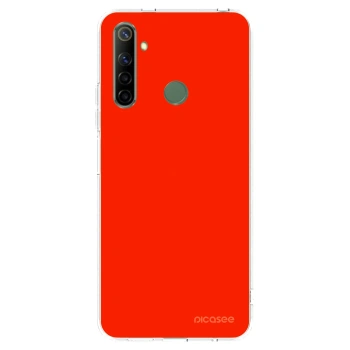Picasee διαφανής θήκη σιλικόνης Realme 6i - Maranello Red