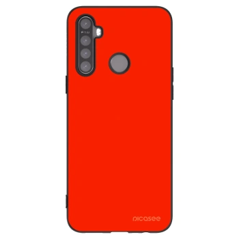 Picasee Μαύρη θήκη σιλικόνης για Realme 5 - Maranello Red