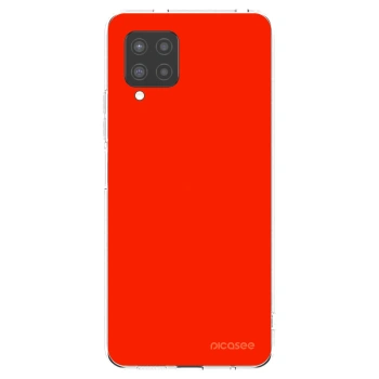 Picasee διαφανής θήκη σιλικόνης Samsung Galaxy A42 A426B - Maranello Red