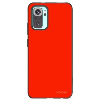 Picasee Μαύρη θήκη σιλικόνης για Xiaomi Redmi Note 10 Pro - Maranello Red