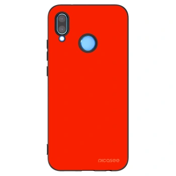 Picasee Μαύρη θήκη σιλικόνης για Huawei P20 Lite - Maranello Red