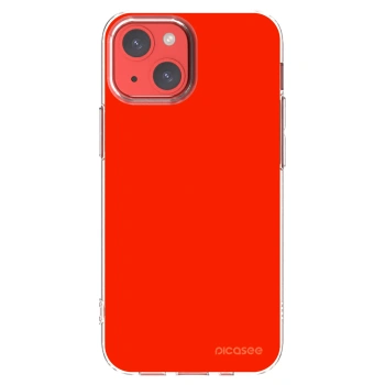 Picasee διαφανής θήκη σιλικόνης Apple iPhone 13 mini - Maranello Red