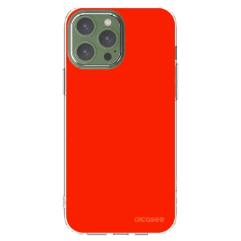 Picasee διαφανής θήκη σιλικόνης Apple iPhone 13 Pro Max - Maranello Red