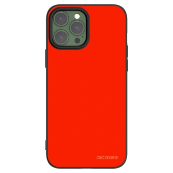 Picasee Μαύρη θήκη σιλικόνης για Apple iPhone 13 Pro Max - Maranello Red