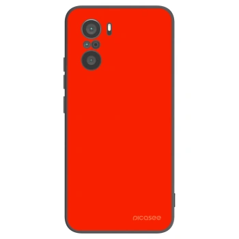 Picasee Μαύρη θήκη σιλικόνης για Xiaomi Poco F3 - Maranello Red
