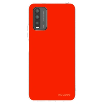 Picasee διαφανής θήκη σιλικόνης Xiaomi Redmi 9T - Maranello Red