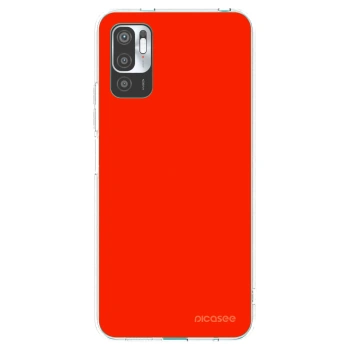 Picasee διαφανής θήκη σιλικόνης Xiaomi Redmi Note 10 5G - Maranello Red