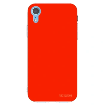 Picasee διαφανής θήκη σιλικόνης Apple iPhone XR - Maranello Red