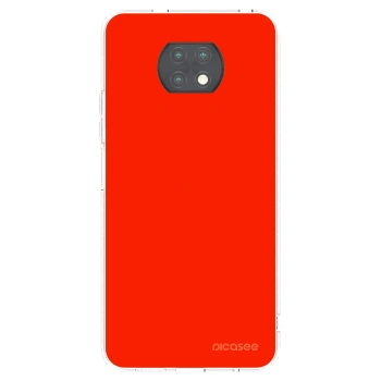 Picasee διαφανής θήκη σιλικόνης Xiaomi Redmi Note 9T - Maranello Red