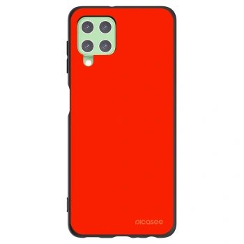 Picasee Μαύρη θήκη σιλικόνης για Samsung Galaxy A22 A225F 4G - Maranello Red