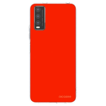 Picasee διαφανής θήκη σιλικόνης Vivo Y20s - Maranello Red