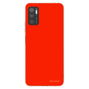 Picasee διαφανής θήκη σιλικόνης Xiaomi Poco M3 Pro 5G - Maranello Red