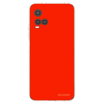 Picasee διαφανής θήκη σιλικόνης Vivo Y33s - Maranello Red