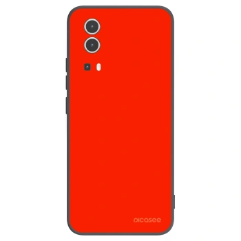 Picasee Μαύρη θήκη σιλικόνης για Vivo Y72 5G - Maranello Red