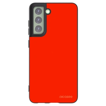 Picasee Μαύρη θήκη σιλικόνης για Samsung Galaxy S21 FE 5G - Maranello Red