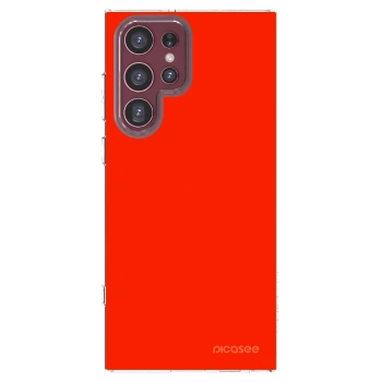 Picasee διαφανής θήκη σιλικόνης Samsung Galaxy S22 Ultra 5G - Maranello Red