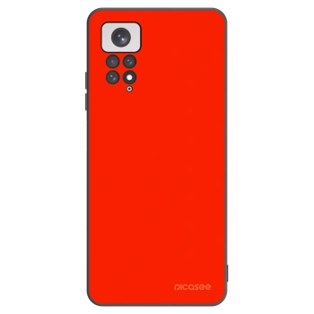 Picasee Μαύρη θήκη σιλικόνης για Xiaomi Redmi Note 11 - Maranello Red