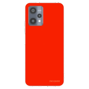 Picasee διαφανής θήκη σιλικόνης Realme 9 Pro 5G - Maranello Red