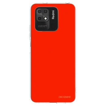 Picasee διαφανής θήκη σιλικόνης Xiaomi Redmi 10C - Maranello Red