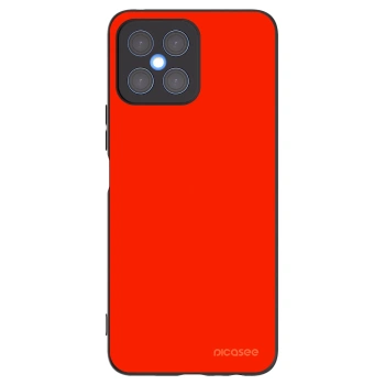 Picasee Μαύρη θήκη σιλικόνης για Honor X8 4G - Maranello Red