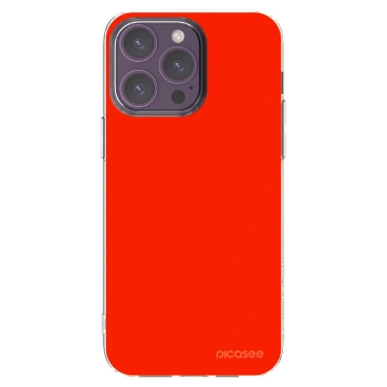 Picasee διαφανής θήκη σιλικόνης Apple iPhone 14 Pro Max - Maranello Red