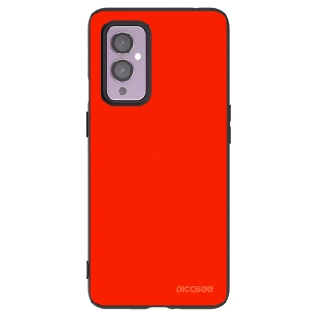 Picasee Μαύρη θήκη σιλικόνης για OnePlus 9 - Maranello Red