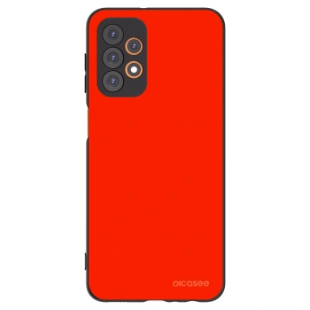 Picasee Μαύρη θήκη σιλικόνης για Samsung Galaxy A23 A235F 4G - Maranello Red