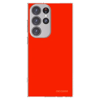 Picasee διαφανής θήκη σιλικόνης Samsung Galaxy S23 Ultra 5G - Maranello Red