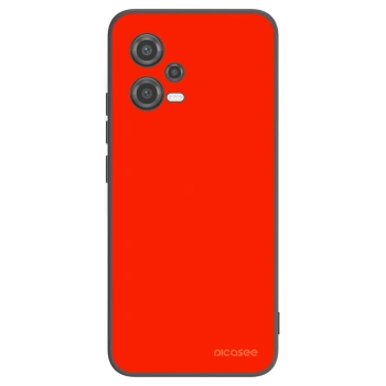 Picasee Μαύρη θήκη σιλικόνης για Xiaomi Poco X5 - Maranello Red