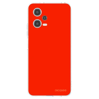Picasee διαφανής θήκη σιλικόνης Xiaomi Redmi Note 12 5G - Maranello Red